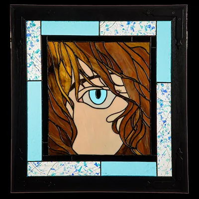 stained glass butterfly ornaments